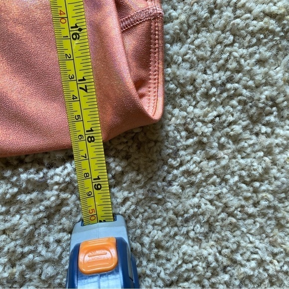 Fabletics Women’s Leggings Orange Size 2X PureLuxe High-Waisted Iridescent 7/8 - Picture 7 of 9